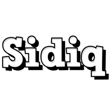 Sidiq snowing logo