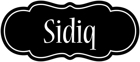 Sidiq welcome logo