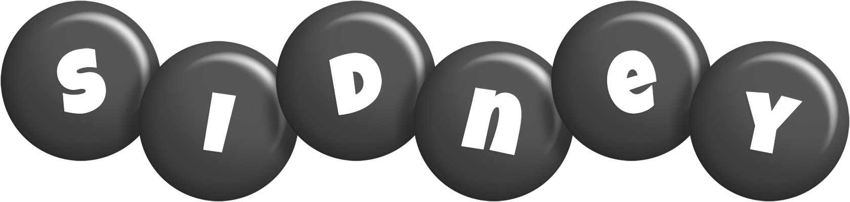 Sidney candy-black logo