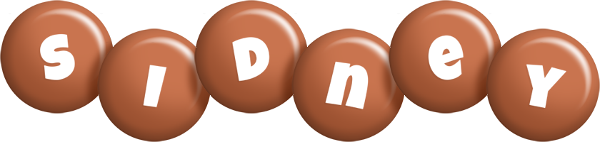 Sidney candy-brown logo