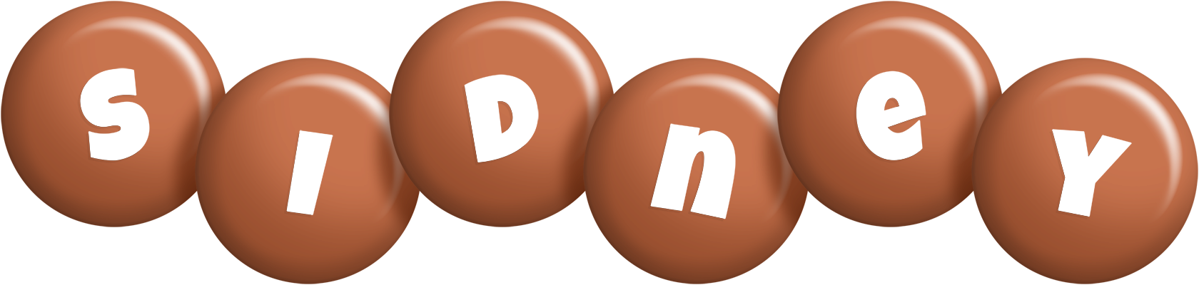 Sidney candy-brown logo