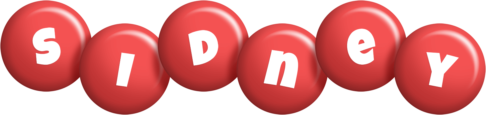 Sidney candy-red logo