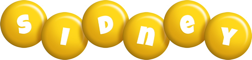 Sidney candy-yellow logo