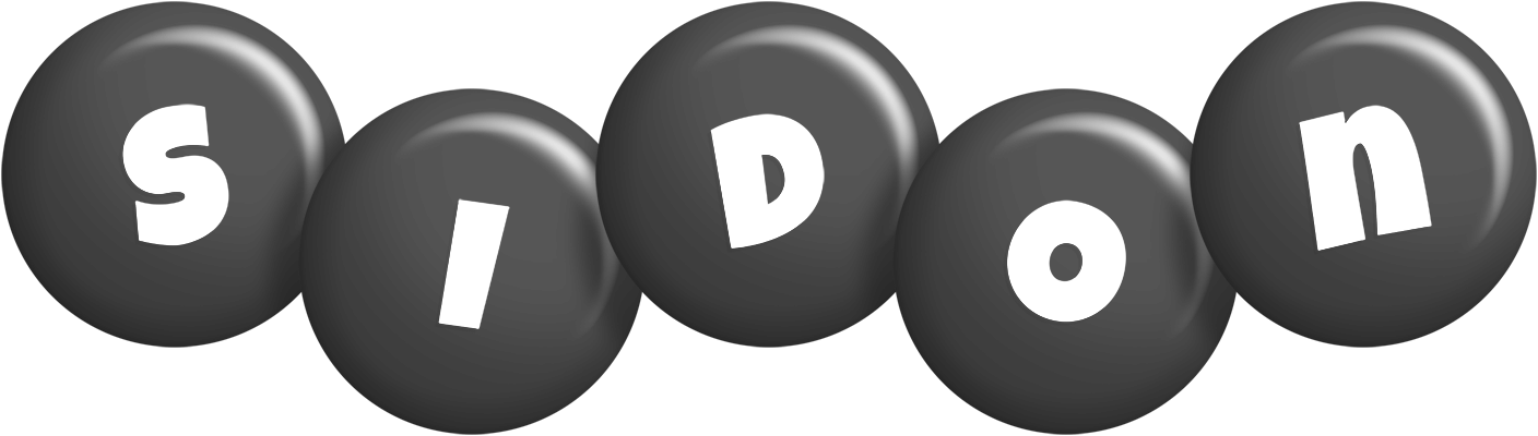 Sidon candy-black logo