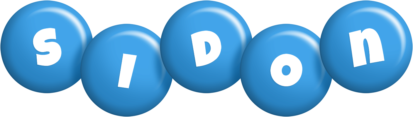 Sidon candy-blue logo