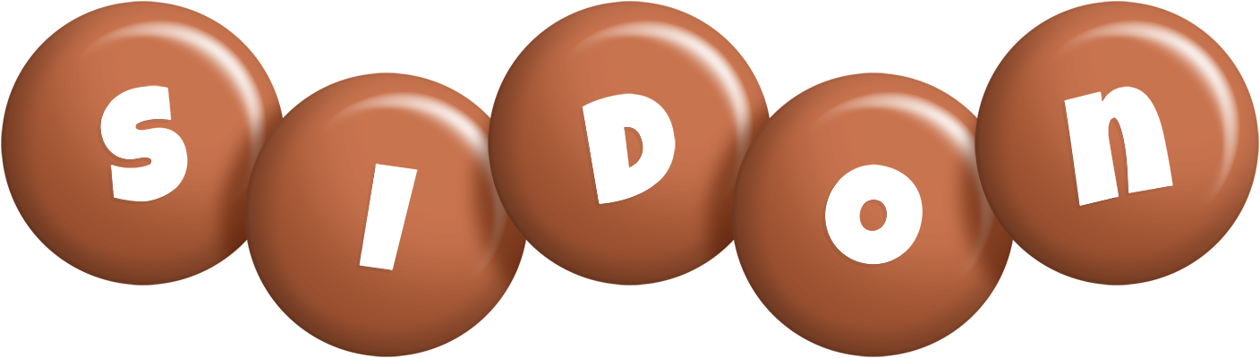 Sidon candy-brown logo