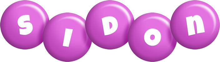 Sidon candy-purple logo