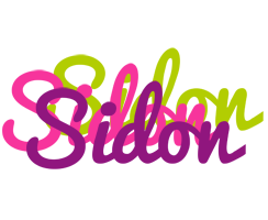 Sidon flowers logo