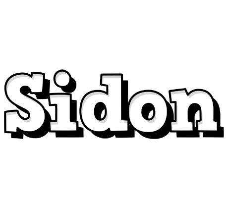Sidon snowing logo