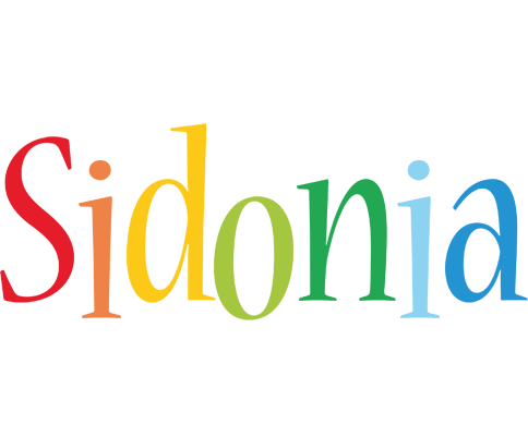 Sidonia birthday logo