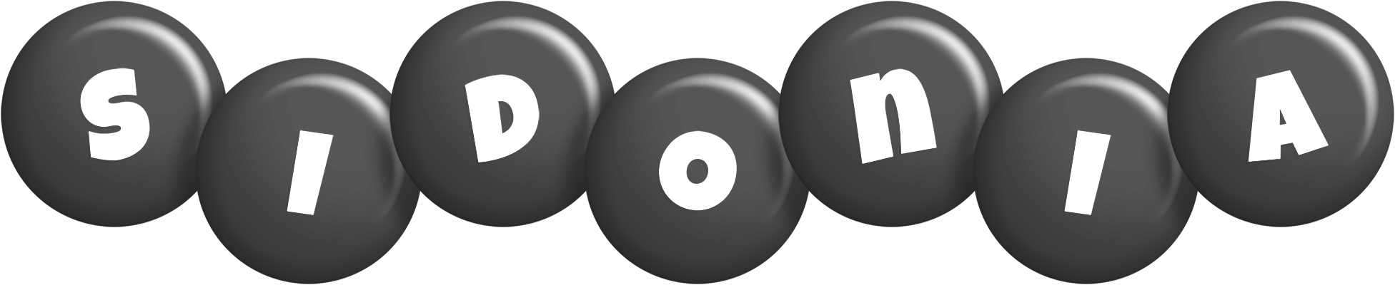 Sidonia candy-black logo