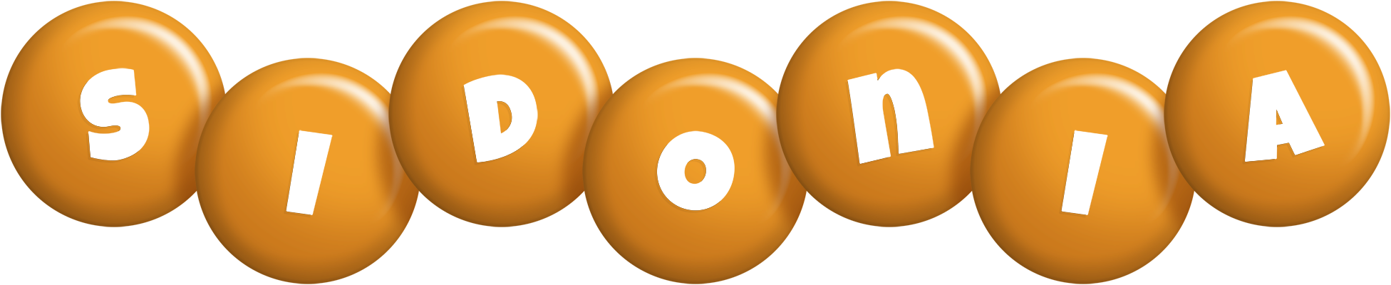 Sidonia candy-orange logo