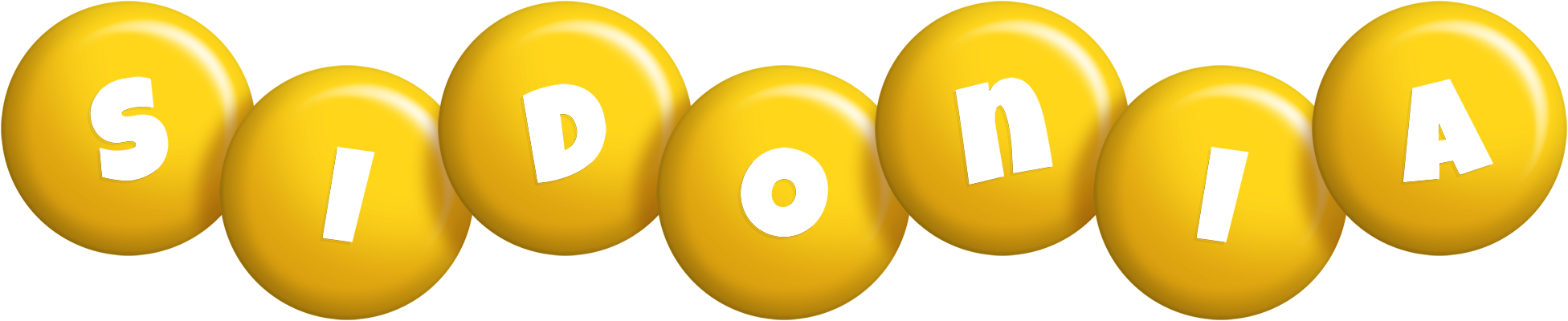 Sidonia candy-yellow logo