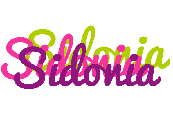 Sidonia flowers logo