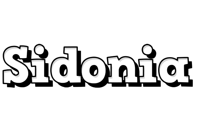 Sidonia snowing logo