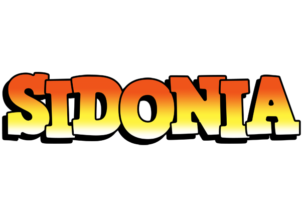 Sidonia sunset logo