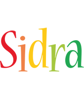 Sidra birthday logo