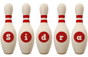 Sidra bowling-pin logo