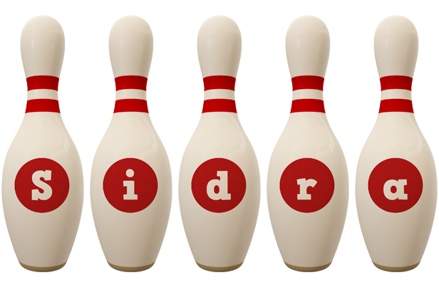 Sidra bowling-pin logo