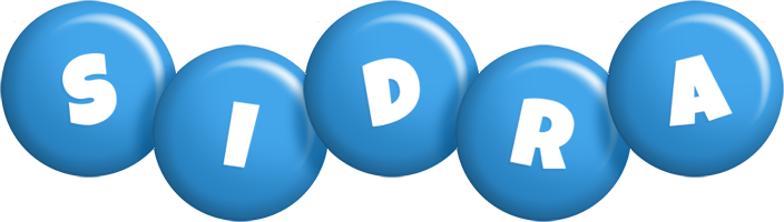 Sidra candy-blue logo
