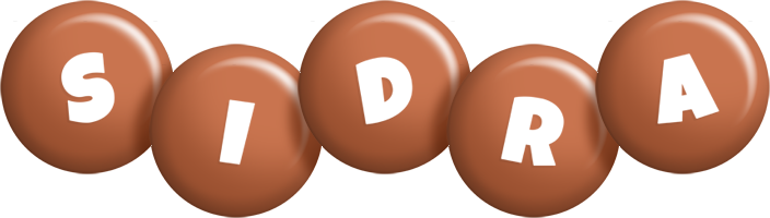 Sidra candy-brown logo