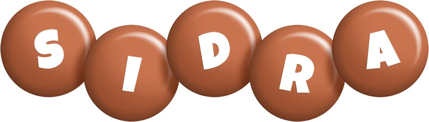 Sidra candy-brown logo
