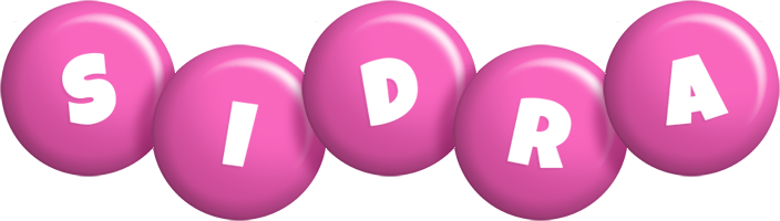 Sidra candy-pink logo