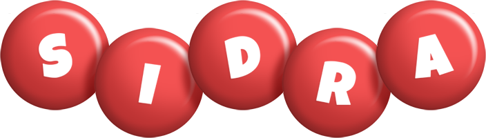 Sidra candy-red logo