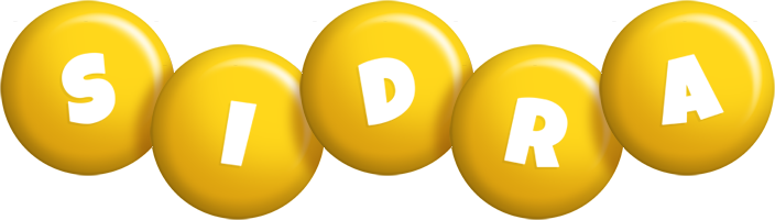 Sidra candy-yellow logo