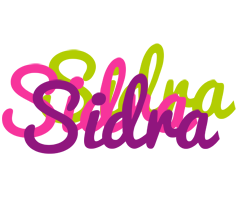 Sidra flowers logo