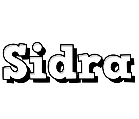 Sidra snowing logo