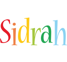 Sidrah birthday logo