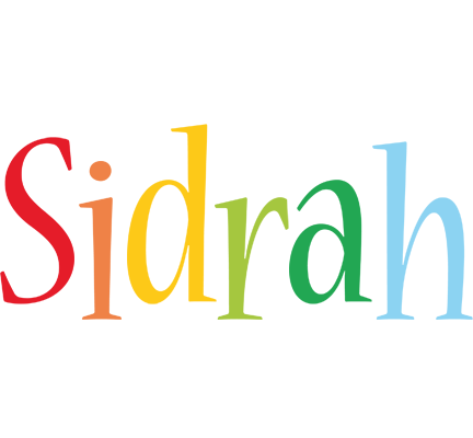 Sidrah birthday logo