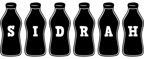 Sidrah bottle logo