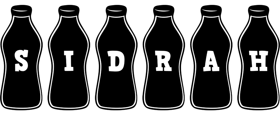 Sidrah bottle logo