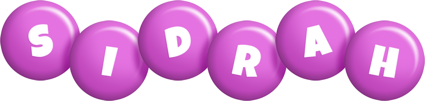 Sidrah candy-purple logo