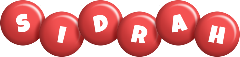 Sidrah candy-red logo