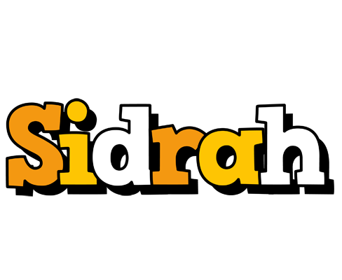 Sidrah cartoon logo