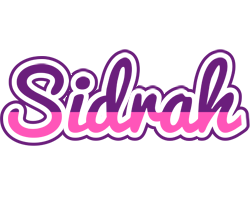 Sidrah cheerful logo