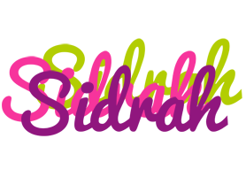 Sidrah flowers logo