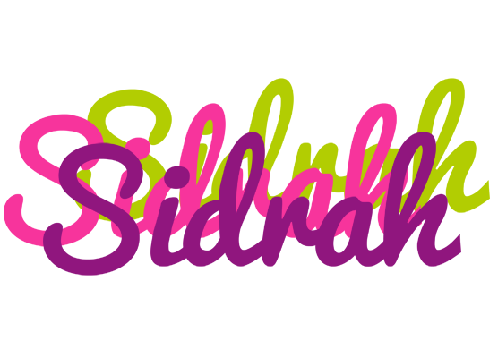 Sidrah flowers logo