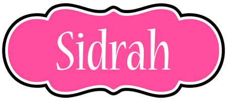 Sidrah invitation logo