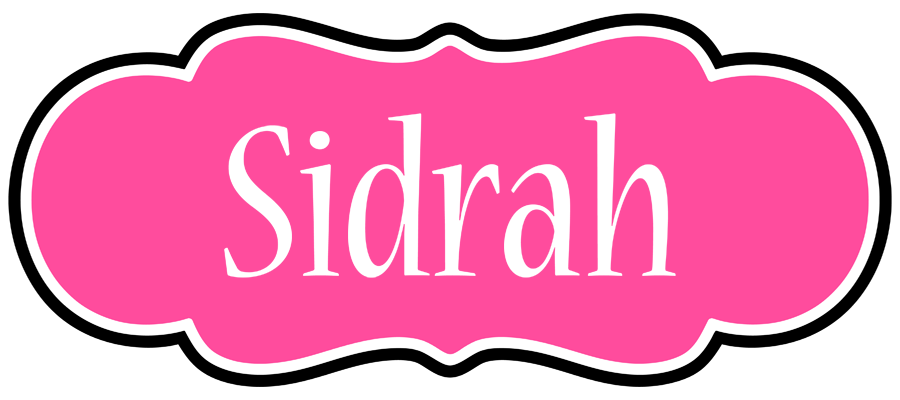 Sidrah invitation logo
