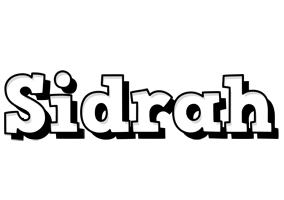 Sidrah snowing logo