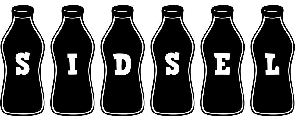 Sidsel bottle logo