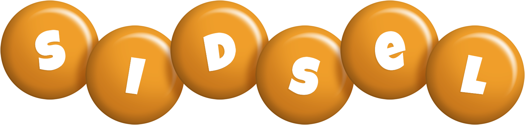 Sidsel candy-orange logo