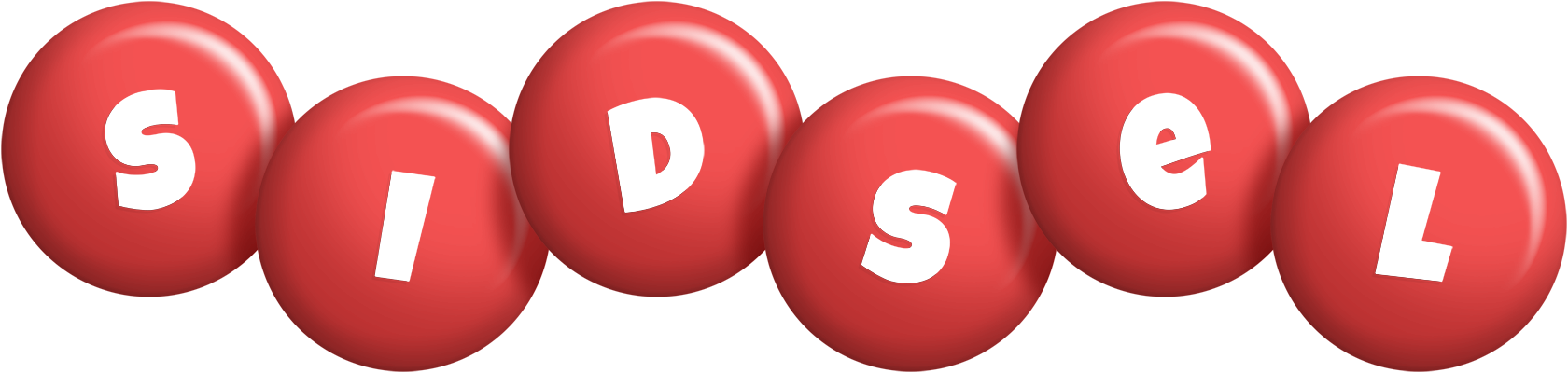 Sidsel candy-red logo