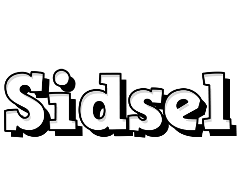 Sidsel snowing logo