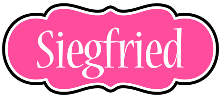 Siegfried invitation logo