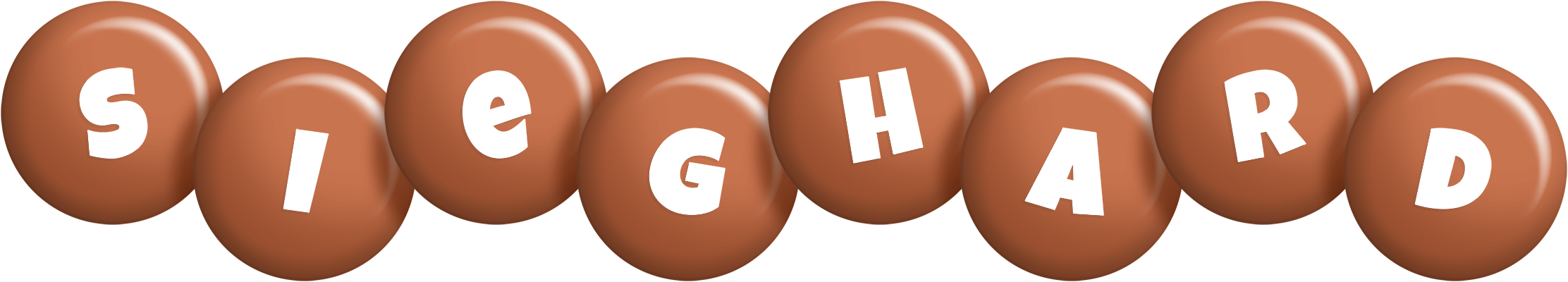 Sieghard candy-brown logo